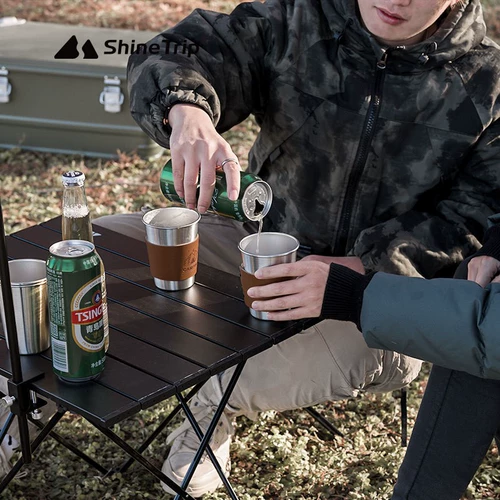 Shanqu Shinetrip Camping Water Cup Food -Распространение из нержавеющей стали для барбекю с пиво