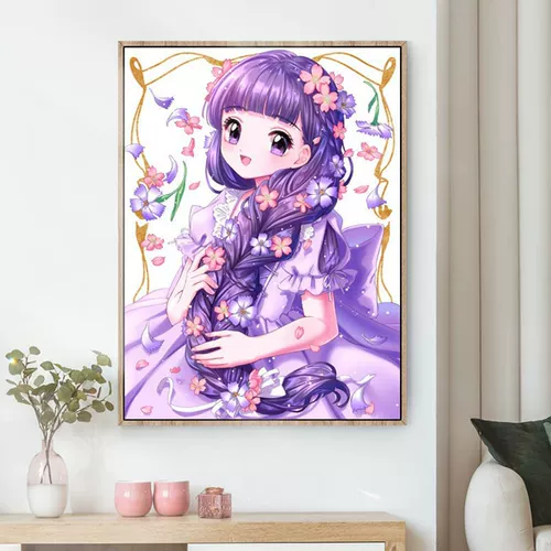 Фиолетовая песня с бриллиантами Sakura 2025 Новая анимация