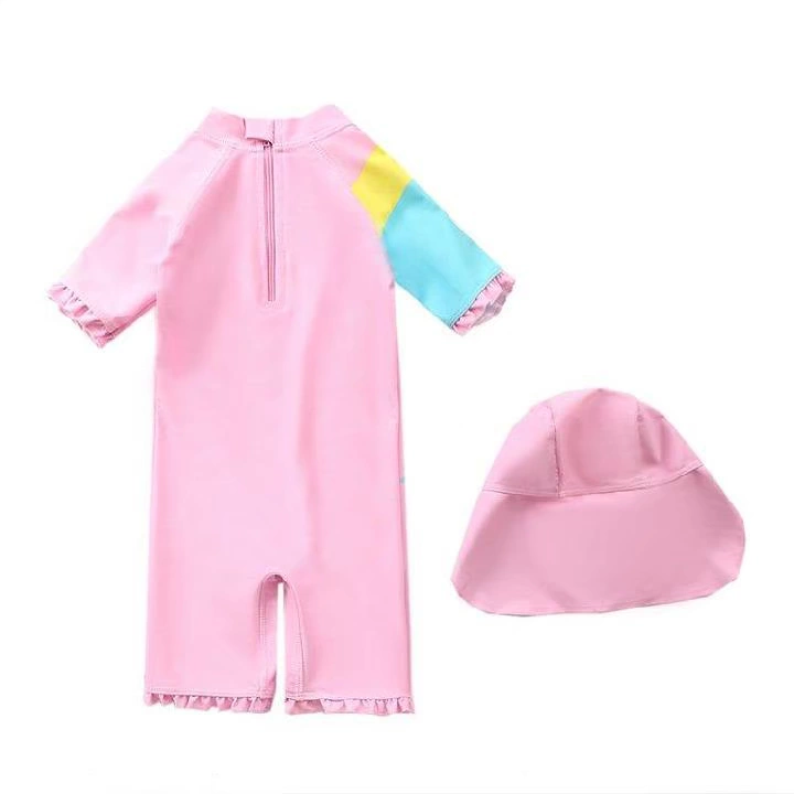 Trẻ em 2020 áo tắm bé gái phong cách nước ngoài hồ bơi một mảnh trẻ em bé gái váy trẻ em mới - Bộ đồ bơi của Kid