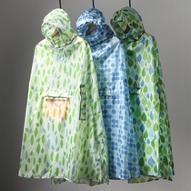 Swedish Single No Taint without portable Accessible Bike Electric Bottle Bike Ride On Foot Single Raincoat Rain Cape