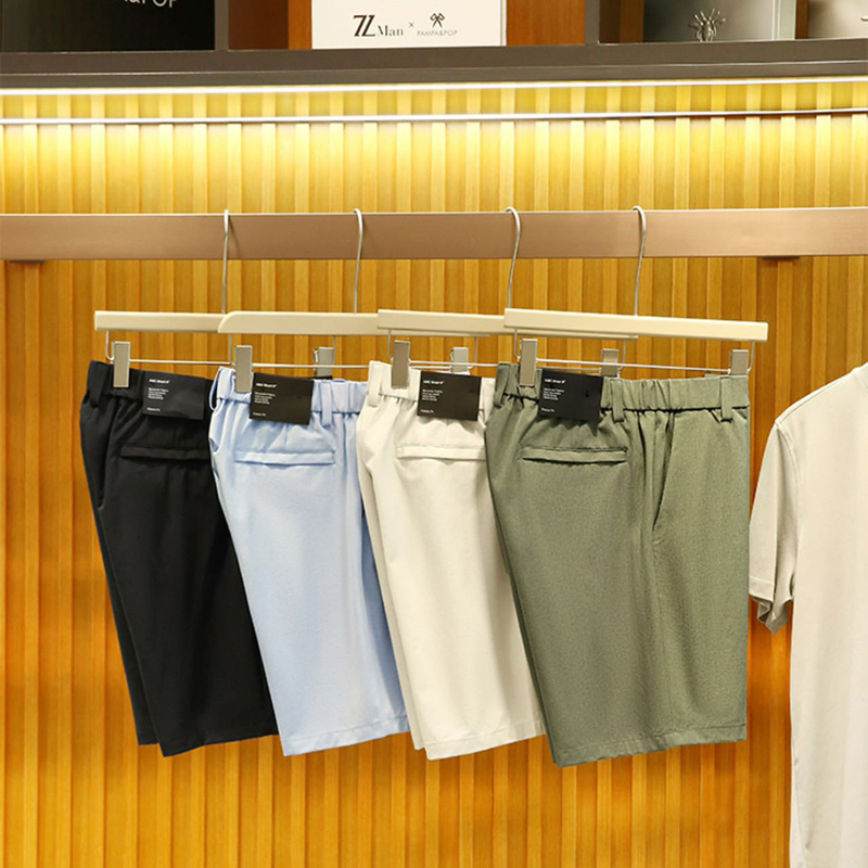 Thin but Not See-Through! Abc Series! Full-Body Breathable Perforation! 3D Tailored Summer Men's Outdoor Quick-Drying Shorts