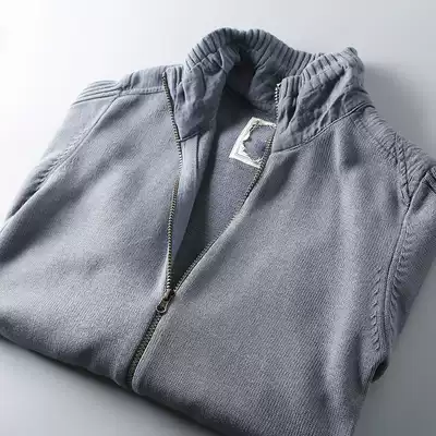 Heavy Industry Value Style Good Goods Foreign Trade Men's Factory Cut Tail Knitted Cardigan Jacket Sweater Men