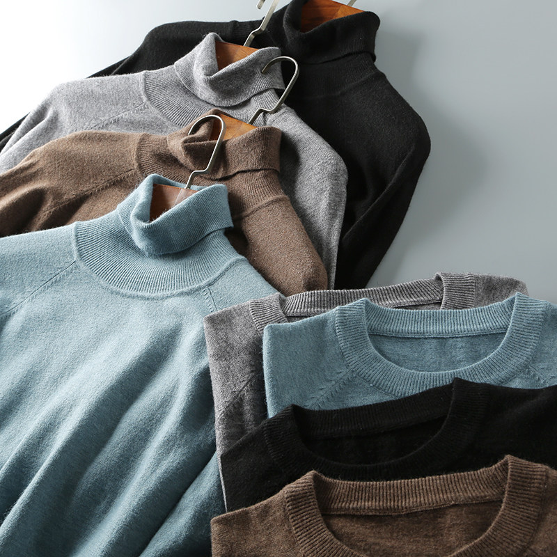 Stark sky simulated cashmere initial experience daily single foreign trade men's clothing factory cut tail sweater knitted coat