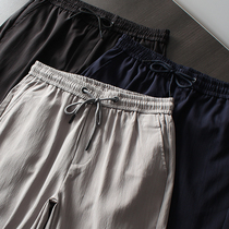 German reworkers feel too comfortable in the summer New mens casual fashion bubble-yarn shorts light slim 50% pants