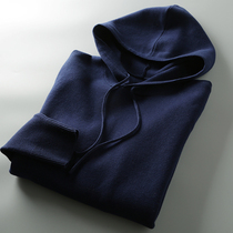 Non-pilling four-flat horizontal machine 12-needle foreign trade mens clothing factory cut standard tail goods casual jacket mens hooded sweater