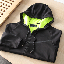 Technology Cellular Creamus Glint composite fabric Foreign trade mens clothing autumn and winter Leisure Lianhood jacket Jacket Tide