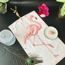 Cozyhome comfort foreign trade outlet H Home designer Soft Velvet Fire Birds with hanging rope Rubbing Hand Towel