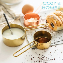 Cozyhome Comfort Stainless Steel Calorie Spoon Baking Tool Flour Screen Metering Spoon Milk Powder Spoon Scale Spoon 4 pieces