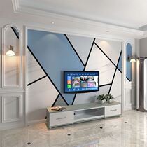 TV wall background wall stickers self-adhesive popular wallpaper 2021 new wall decoration 3d living room stickers