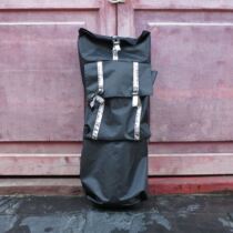 Skateboard storage bag double-warped longboard land surfboard bag big fish skateboard backpack waterproof large-capacity universal