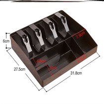 Multifunctional universal cash collection box storage stall sales silver type change storage box supermarket convenience store cash box simple