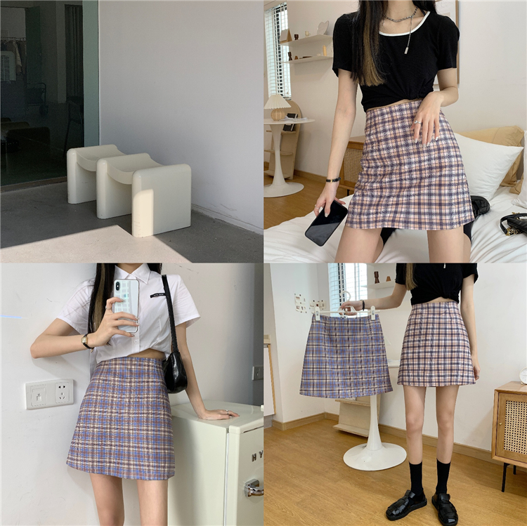 实拍实价21新款超火格子半身裙高腰修身包臀裙女 小月亮服饰 批发货源 搜款网 实拍实价21新款超火格子半身裙高腰修身包臀裙女 小月亮服饰 批发货源 搜款网