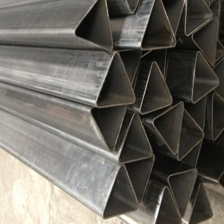 Black iron triangular tube Q235 triangular iron 33x33x33 33x33x33 25x25x25 20x20x20 20x20x20 galvanized tube