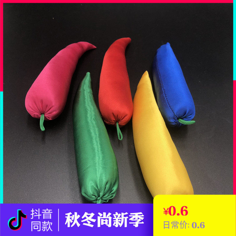 Han Style Dining Hall Grilled Meat Shop Wall Pendant Hanging Accessories Home Chinese New Year Color Emulation Cloth Chili Strings Crafts Gift Hem Accessories Accessories