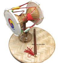 Korean folk crafts Korean round drum waist drum ornaments hanging drum Korean crafts ornaments Auspicious peace drum