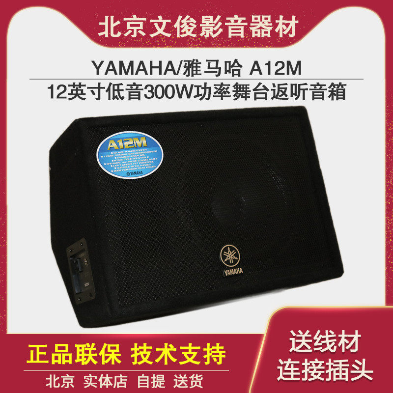Yamaha Yamaha A12M 12 inch bass stage performance wedding singer host back listening speaker