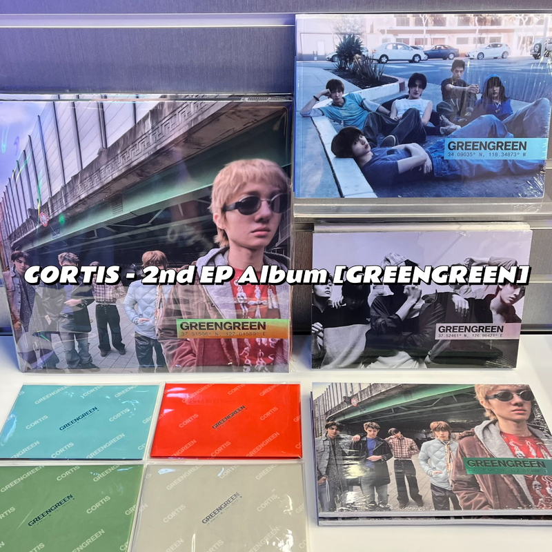 In-Stock Genuine Product】 Roasted Pig's Hoof Album Cortis Album Greengreen Official Authentic Merchandise Photocard