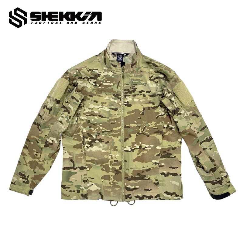 Shekkingears X United Forces Combat Jacket Orange Peel Soft Shell Cag Dg Favorite