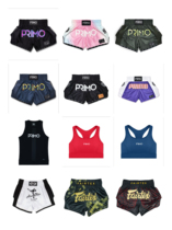 Thailand domestic spot collection Muay Thai Sanda complete set fitness sports training short-sleeved shorts vest