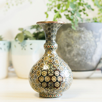 iran copper vase handmade glazed vase iran gift