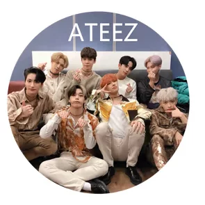 Значок Ateez Park Xing и Jin Hongzhong Jiang Lu Shang Cui Zhonghao, можно настроить