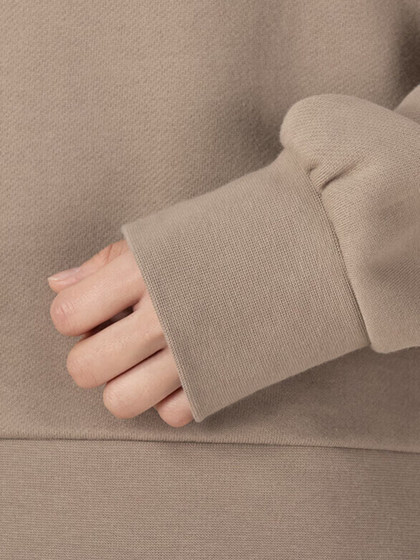 三叶草纯棉卫衣女春季新款排扣外套美式卡其色复古阿迪达斯连帽衫