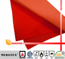 Welding smelting fireproof cloth Fire orange flame retardant fabric thickened fireproof fabric