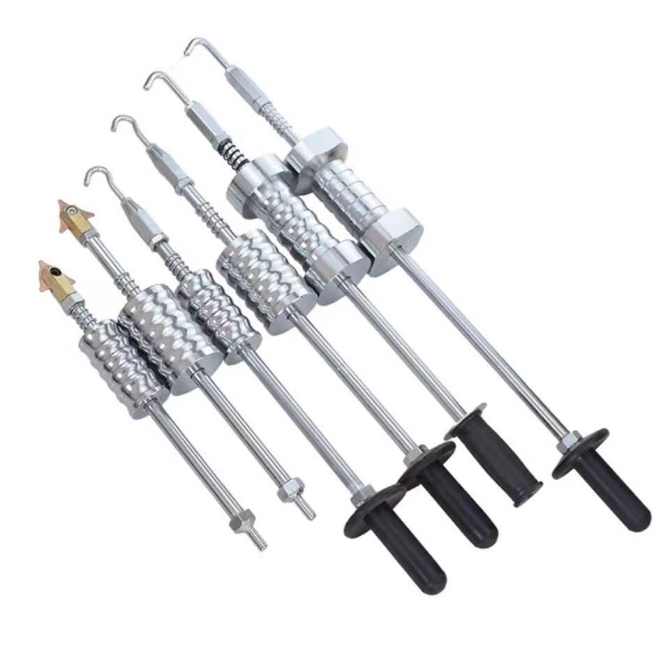 自動車板金工具プルハンマーヘビープルハンマー手動慣性ハンマーマシンプルハンマー付き板金へこみ修理ツールゴールド凹型