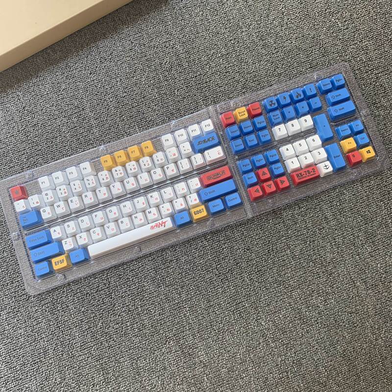 Mechanical Keyboard Keycap Pbt Sublimation 980 Small Full Set 84/68 with Supplement Rk100 Key Box 104/87
