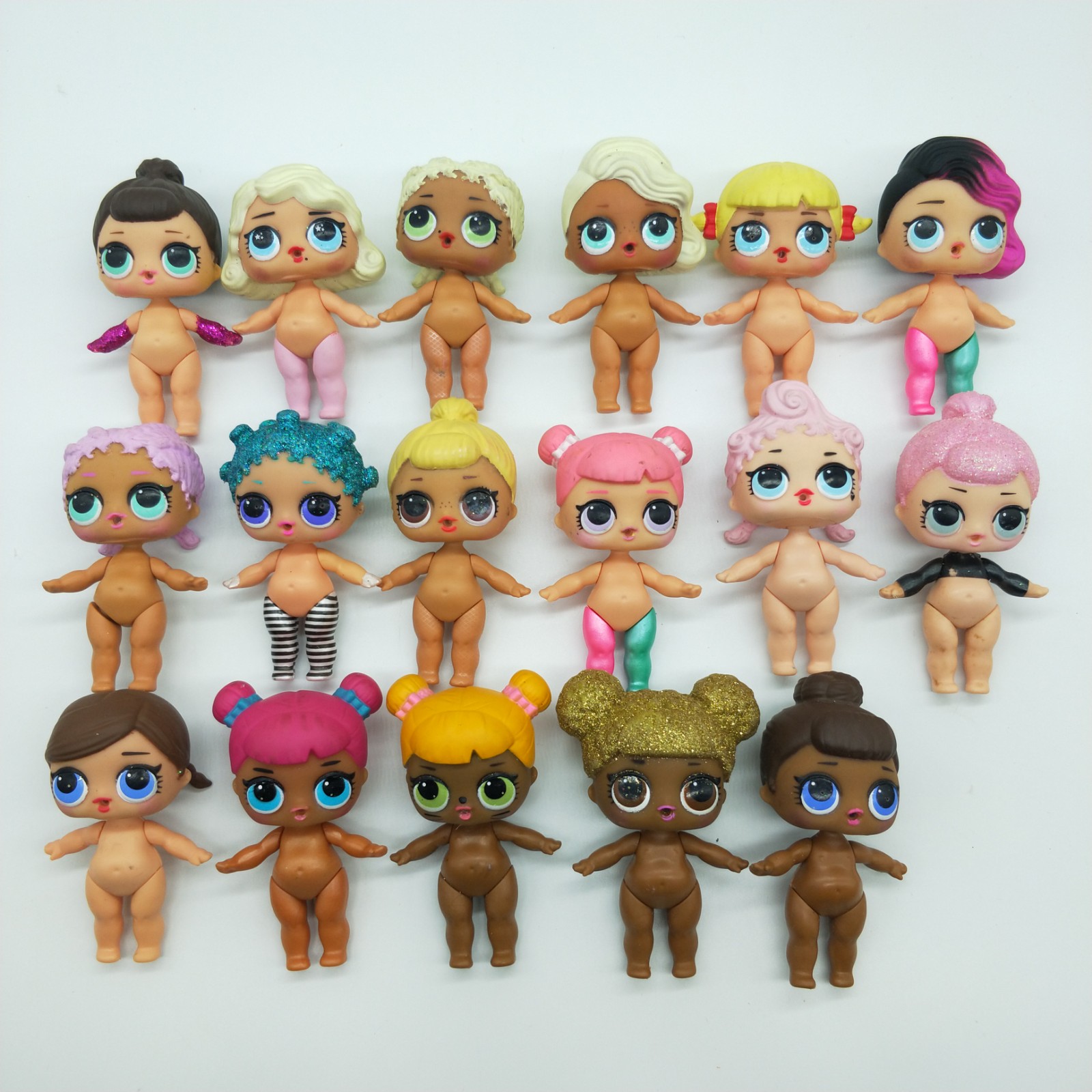 Bulk cargo 1st generation surprise naked baby water spray original bag open cute model dress up doll gift toy ornaments