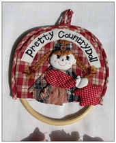 Promotion - - - Foreign trade export fabric cute country girl towel hanging 07