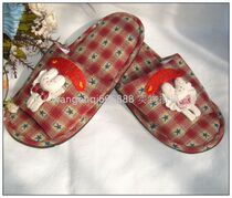 Creative good life export day single Cute dancing rabbit non-slip fabric slippers Home shoes TX04 cloth flip flops