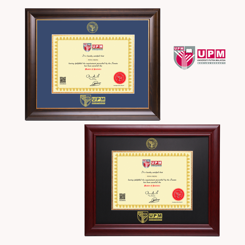 Malaysian Certificate Frame for Framing Malaysian Universiti Putera Malaysia (Upm) Certificate Display Frame Upm Degree Framing Malaysian Certificate Frame for Framing Malaysian Universiti Putera Malaysia (Upm) Certificate Display Frame Upm Degree Framing