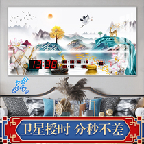 Satellite time perpetual calendar electronic clock home living room 2021 New Wall digital calendar wall hanging time clock