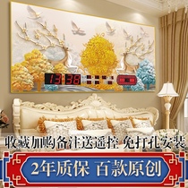 Perpetual calendar electronic clock decorative painting 20212020 new digital calendar household living room wall clock watch