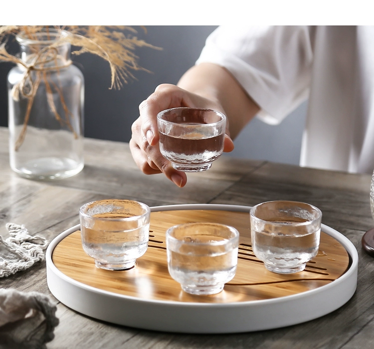 Kumagai nhóm phong cách Nhật Bản sake chai rượu vang thủy tinh gia đình rượu vang decanter rượu vang vàng rượu vang trắng ly một nồi bốn tách - Rượu vang