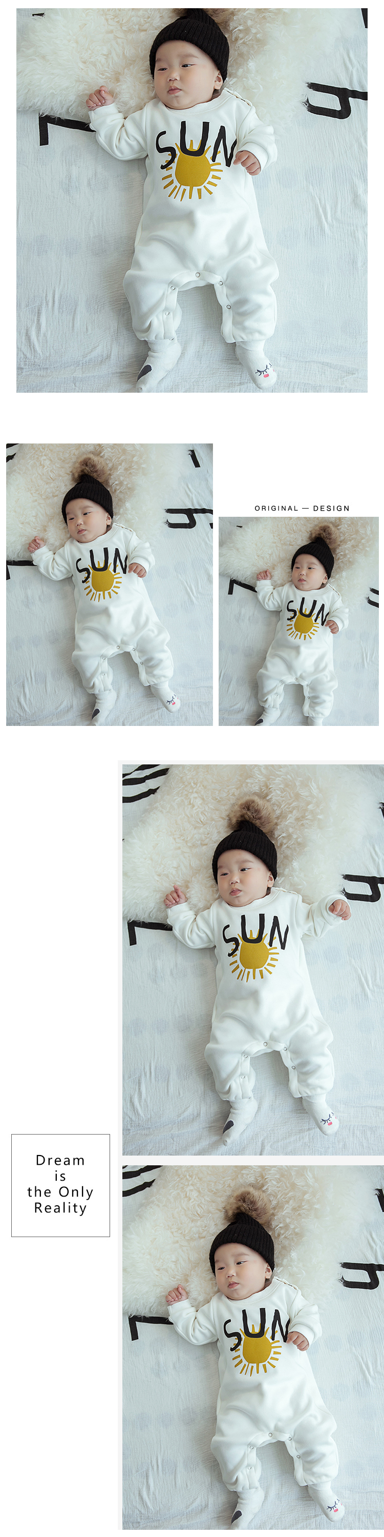 Một gia đình gồm ba mẹ con - quần áo mùa đông 2018 mới mẹ và con gái nữ trắng cộng với áo len dày nhung cho bé áo yếm gia đình