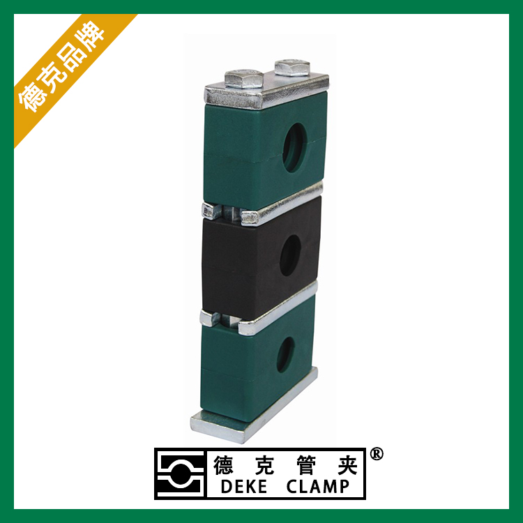 Heavy double layer plastic pipe clamp upper and lower hole pipe clamp tubing card JB ZQ4008 B (I) type pipe clamp-Taobao