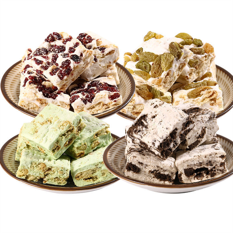 Net red snacks Snowflake Crisp 260g large portions Loaded Bull's cranberry Sharqima Snack Rice Cake 130g Snacks