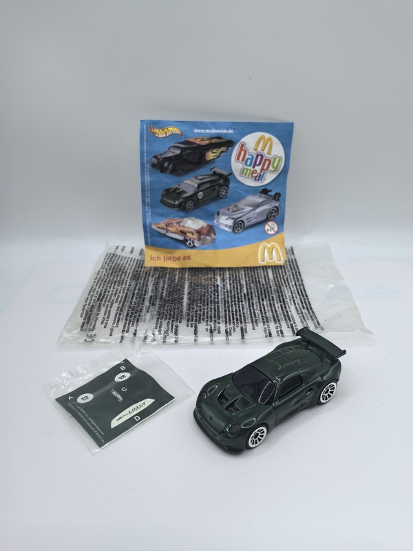 Hot Wheels & Mcdonald's Collaboration Lotus Original Package with Light-Up Mechanism