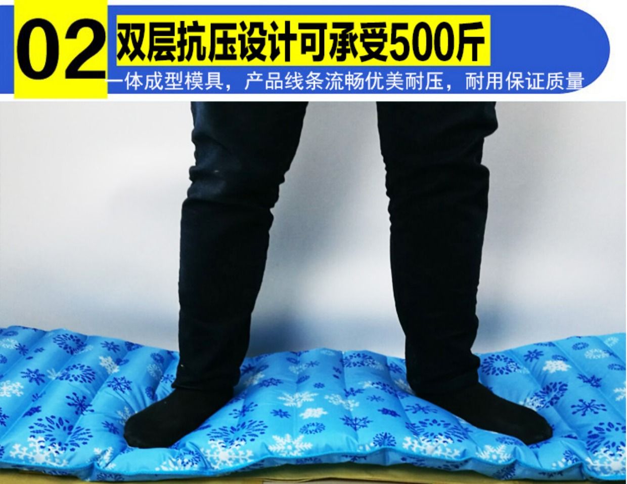 Ice nệm băng pad đầy nước kép sử dụng 1.5m1.2m inflatable nệm nệm đơn nhà nệm nước ký túc xá mùa hè - Nệm giá đệm
