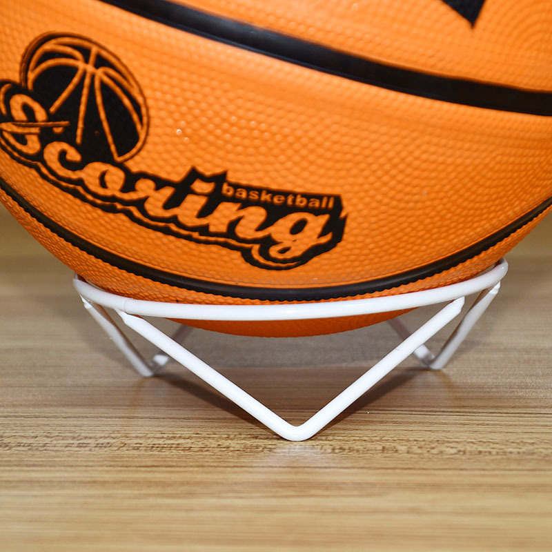 Lakers Basketball Stand Base for Football, Volleyball, Fixed Display Stand for Kindergarten Size 5 and 7 Balls, Display Bracket with Iron Ring