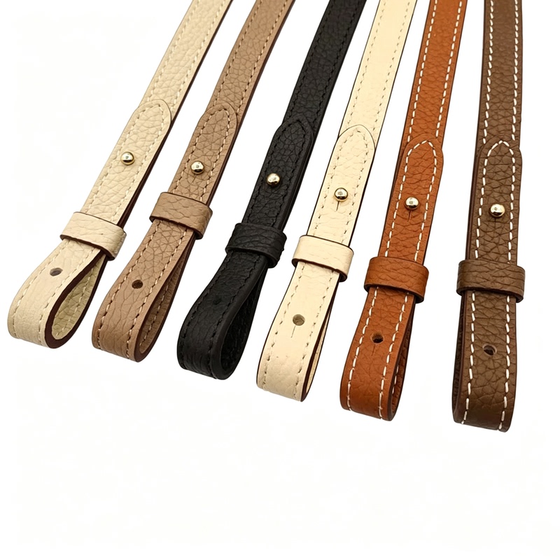 Suitable for Hermès Bag Strap Evelyne Mini Long Shoulder Strap Cowhide Thin Strap Mini 16 Modification 23 Suitable for Hermès Bag Strap Evelyne Mini Long Shoulder Strap Cowhide Thin Strap Mini 16 Modification 23