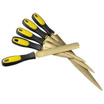 Woodworking file wooden file gold-colored file hand-made file wood wood poking and polishing coarse-toothed plastic knife