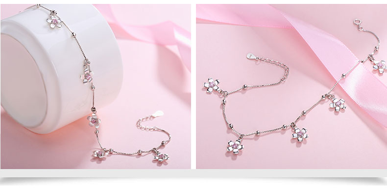 Bracelet de cheville Femme en Argenterie - Ref 3101665 Image 18