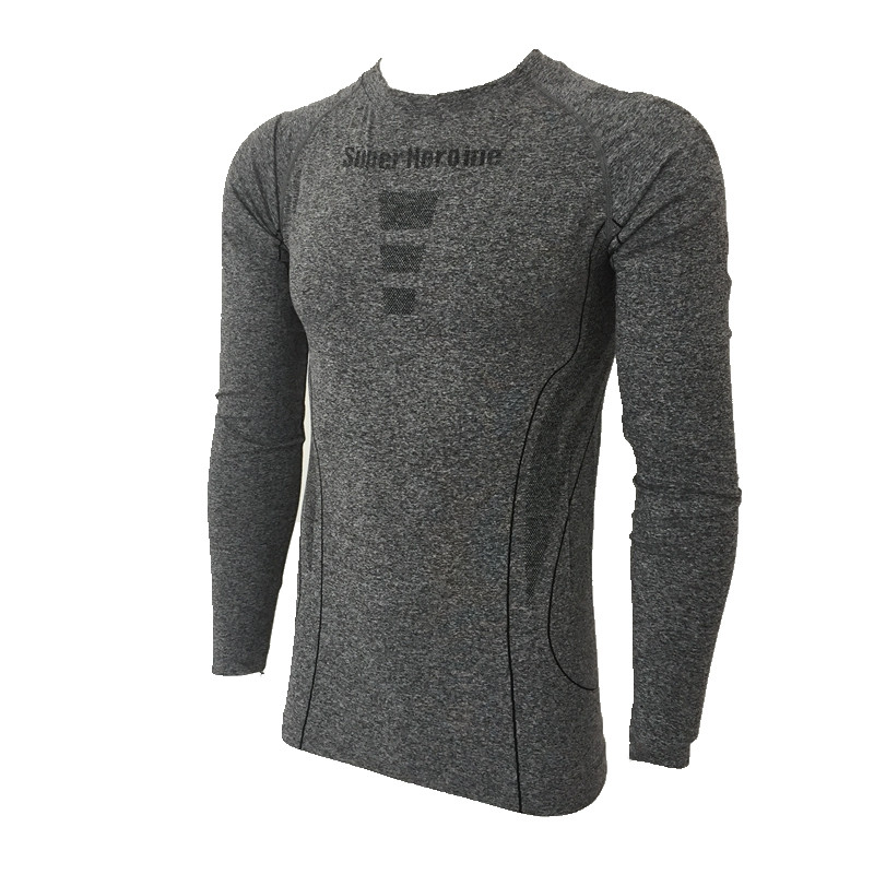 USA workout vice brand tights men's and women's sports outdoor training long sleeve quick-drying elastic breathable running T-shirt