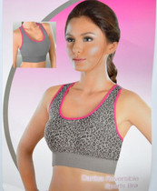 Foreign trade BAO WEN sports underwear bra vest shockproof womens incognito running gathered no rim bra cover