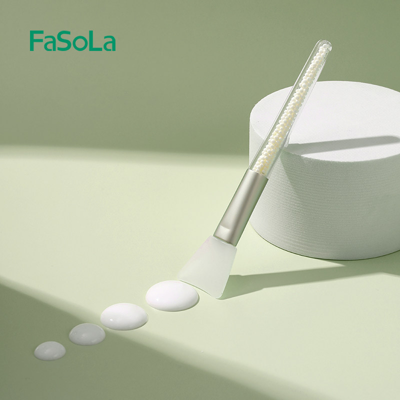 FaSoLa silica gel mask brushed beauty coated mask brush face cleaning coated face mud film brush daubing style tool