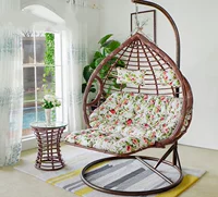 Ghế xích đu treo giỏ mây ghế trong nhà đôi treo ghế đơn chim yến ban công ghế xích đu võng đồ nội thất giả phòng chờ ghế - Bàn ghế ngoài trời / sân bàn ghế đá ngoài trời