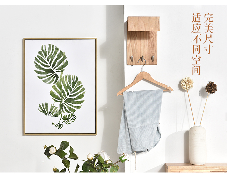Hàng ngày đặc biệt treo tường rắn gỗ phòng ngủ áo giá treo tường sáng tạo phòng khách móc góc giá áo - Kệ tủ đựng giày dép bằng gỗ